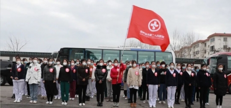 春暖花開(kāi)，英雄歸來(lái)！葫蘆島市第二人民醫(yī)院支援綏中醫(yī)療隊(duì)凱旋而歸~