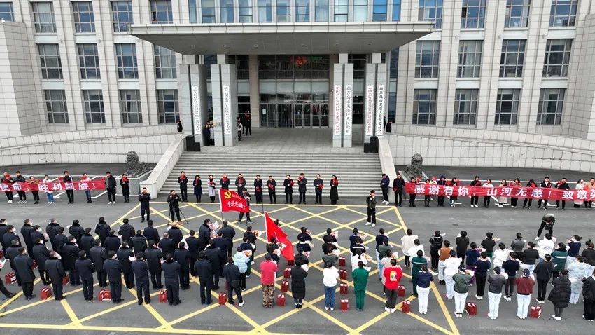 春暖花開，英雄歸來！葫蘆島市第二人民醫(yī)院支援綏中醫(yī)療隊凱旋而歸~(圖3)