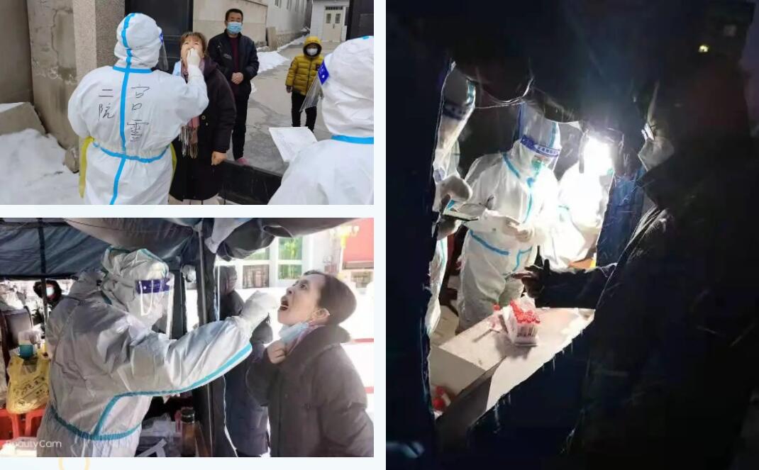 戰(zhàn)疫一線|6萬人次，市二院核酸采樣醫(yī)療隊支援綏中的第24天！(圖5)